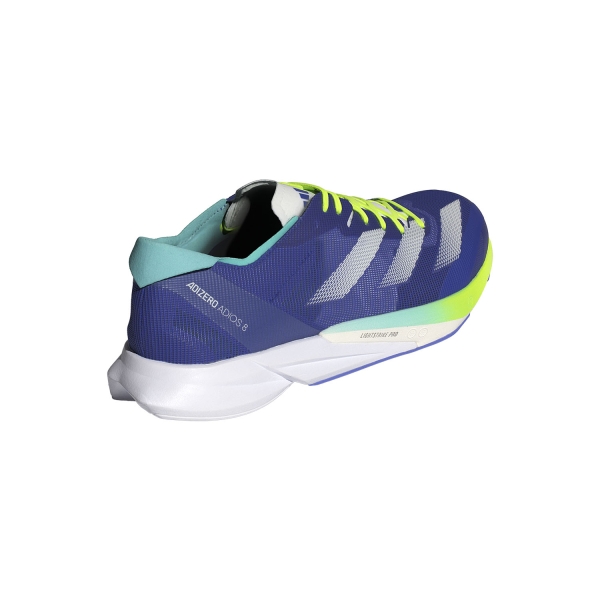 adidas adizero adios 8 - Lucid Blue/Zero Metallic/Lucid Lemon