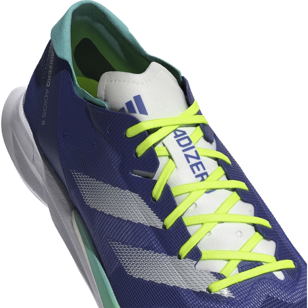 adidas adizero adios 8 - Lucid Blue/Zero Metallic/Lucid Lemon