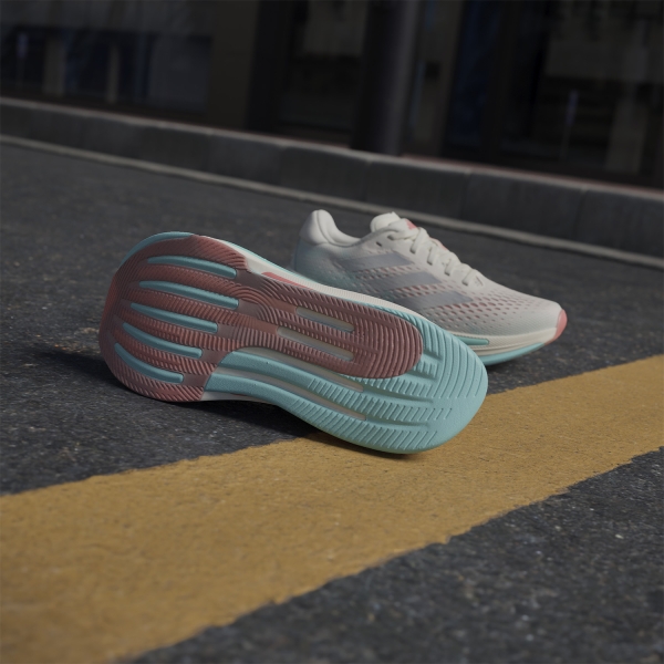 adidas Supernova Prima - Off White/Silver Metallic/Flash Aqua