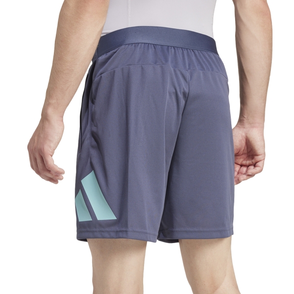 adidas Essentials Logo 5in Pantaloncini - Shadow Navy/Mint Ton