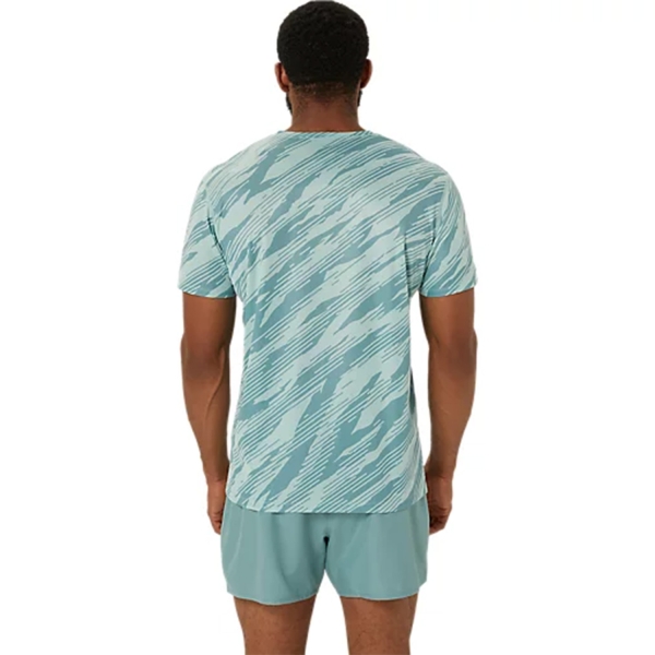 Asics Core All Over Print T-Shirt - Light Celadon