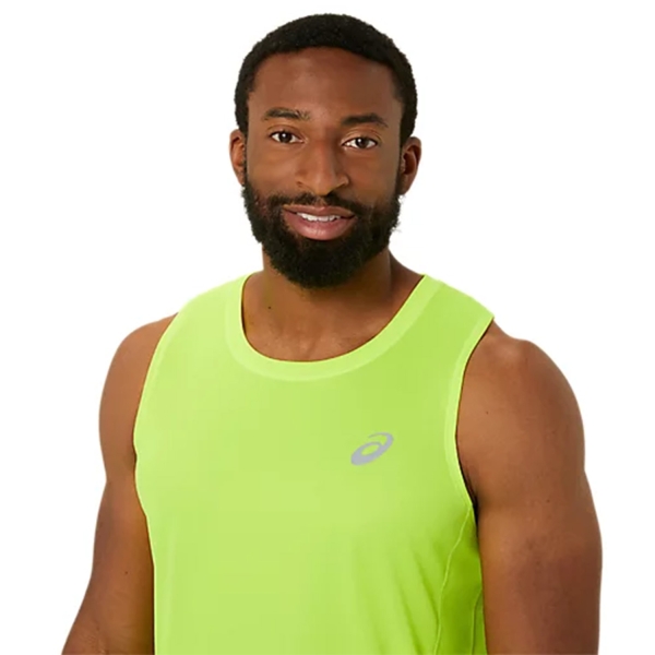 ASICS Core Logo Tank - Safety Yellow