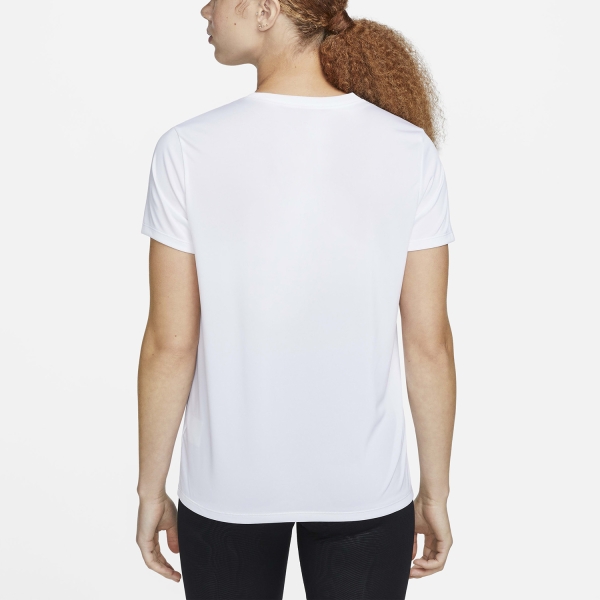 Nike Dri-FIT Swoosh T-Shirt - White/Black