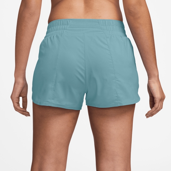 Nike Dri-FIT One 3in Shorts - Denim Turquoise/Reflective Silver