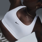 Nike Swoosh Light Sujetador Deportivo - White/Black