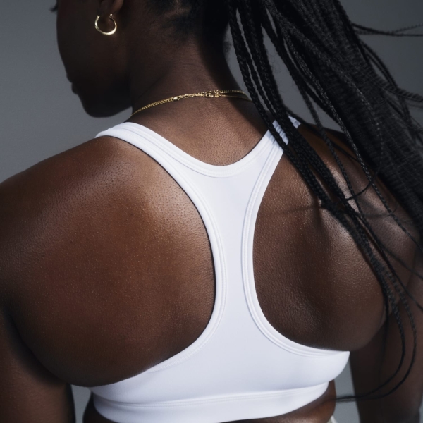 Nike Swoosh Light Sports Bra - White/Black