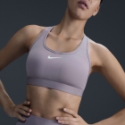 Nike Swoosh Dri-FIT Sports Bra - Violet/White
