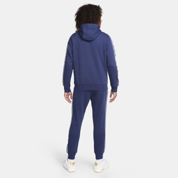 Nike Club Fleece Tuta - Midnight Navy/White