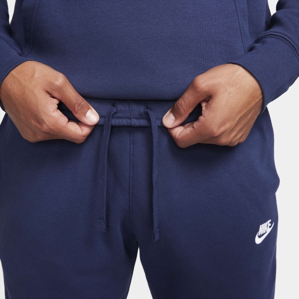 Nike Club Fleece Tuta - Midnight Navy/White