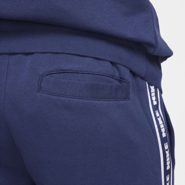 Nike Club Fleece Tuta - Midnight Navy/White