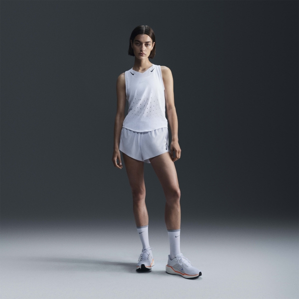 Nike AeroSwift Pro Tank - White/Black