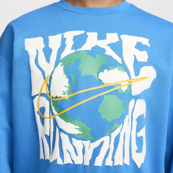 Nike Run Energy Hoodie - LT Photo Blue/University Gold