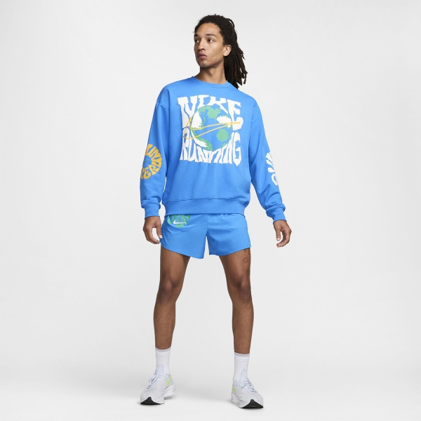 Nike Run Energy Hoodie - LT Photo Blue/University Gold