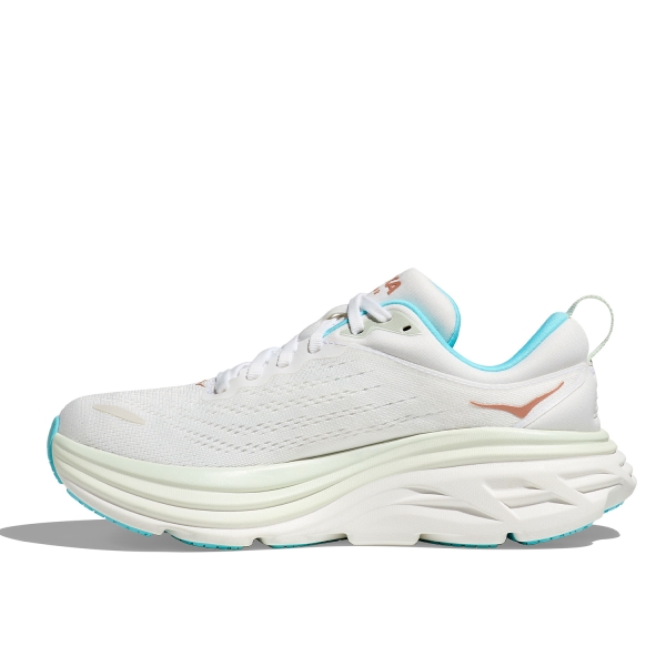 Hoka Bondi 8 - Frost/Rose Gold