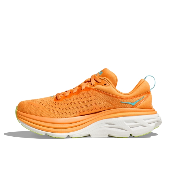 Hoka Bondi 8 Wide - Solar Flare/Lettuce