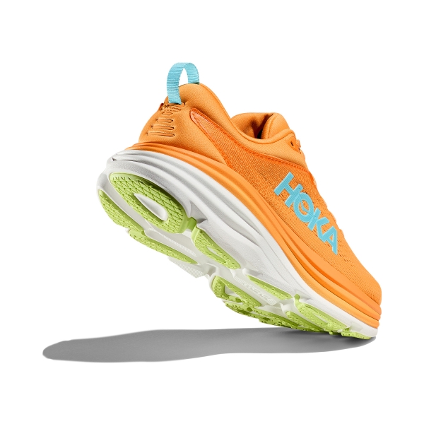 Hoka Bondi 8 Wide - Solar Flare/Lettuce