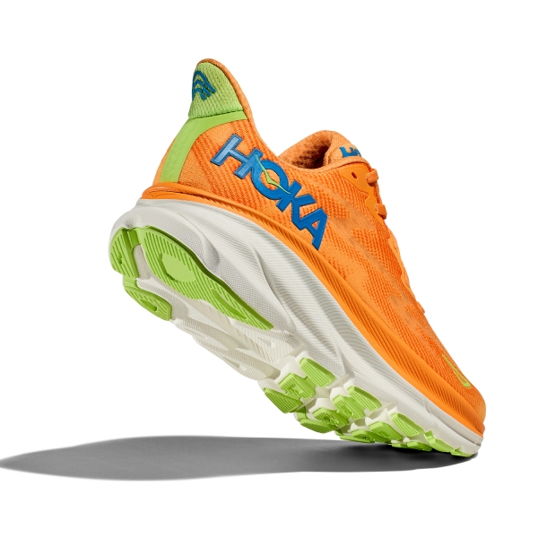 Hoka Clifton 9 Wide - Solar Flare/Lettuce