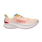 Hoka Mach 6 Wide - White/Solar Flare