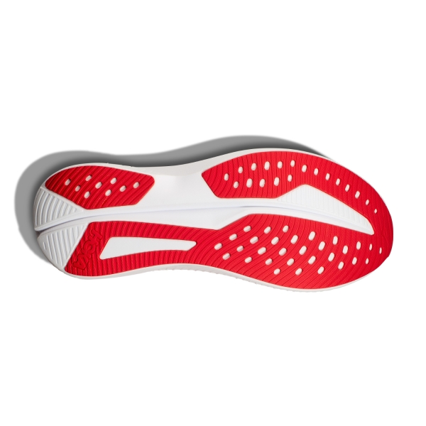 Hoka Mach 6 Wide - White/Solar Flare