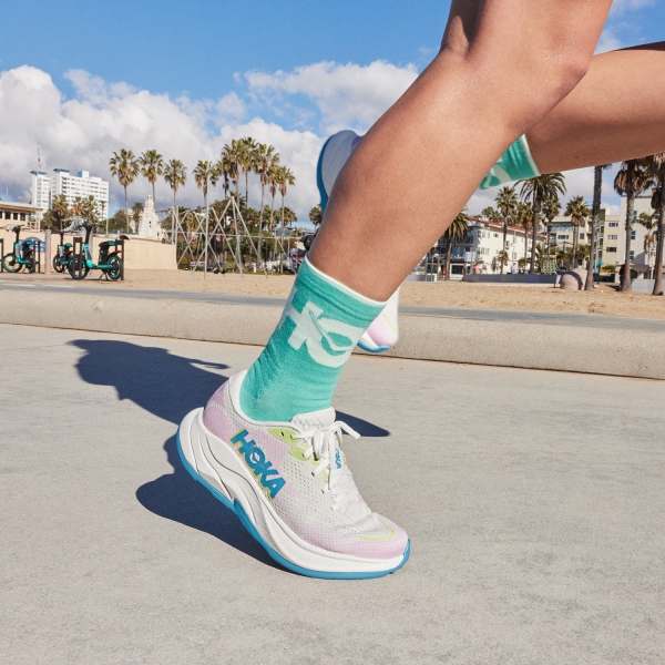 Hoka Rincon 4 - Frost/Pink Twilight