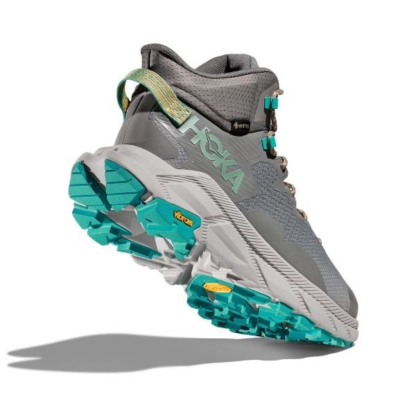 Hoka Trail Code GTX - Galactic Grey/Electric Acqua