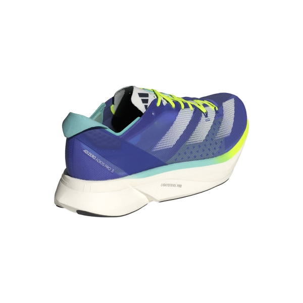 adidas adizero adios Pro 3 - Cobalt Blue/Zero Metal/Lucid Lemon