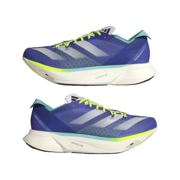 adidas adizero adios Pro 3 - Cobalt Blue/Zero Metal/Lucid Lemon