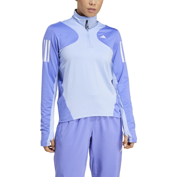 Maglia Running Donna adidas OTR Base Maglia  Blue Spark/Semi Cobalt Blue IW0033
