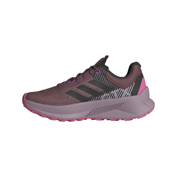 adidas Terrex Soulstride Flow GTX - Quiet Crimson/Core Black/Pink Fusion