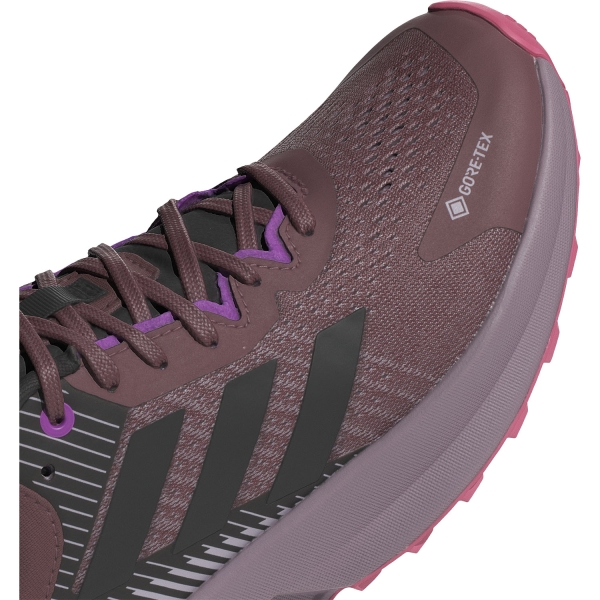 adidas Terrex Soulstride Flow GTX - Quiet Crimson/Core Black/Pink Fusion