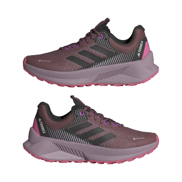 adidas Terrex Soulstride Flow GTX - Quiet Crimson/Core Black/Pink Fusion