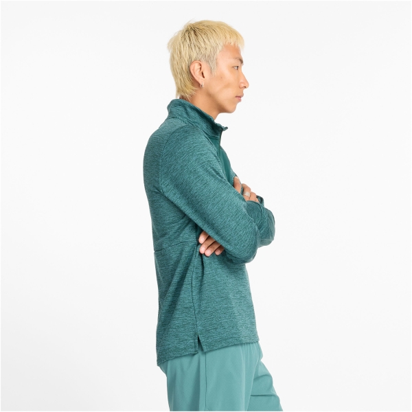 New Balance Heat Grid Logo Camisa - New Spruce