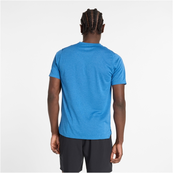 New Balance Athletics Run T-Shirt - Blue Agate