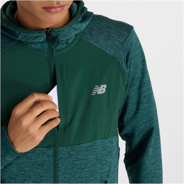 New Balance Heat Grid Camisa - New Spruce