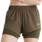 New Balance RC 2 in 1 3in Shorts - Dark Moss