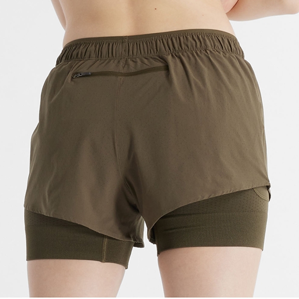 New Balance RC 2 in 1 3in Shorts - Dark Moss