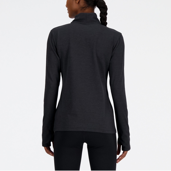New Balance Space Dye Shirt - Black Heather