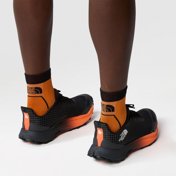 The North Face Logo Socks - Vivid Flame/Black