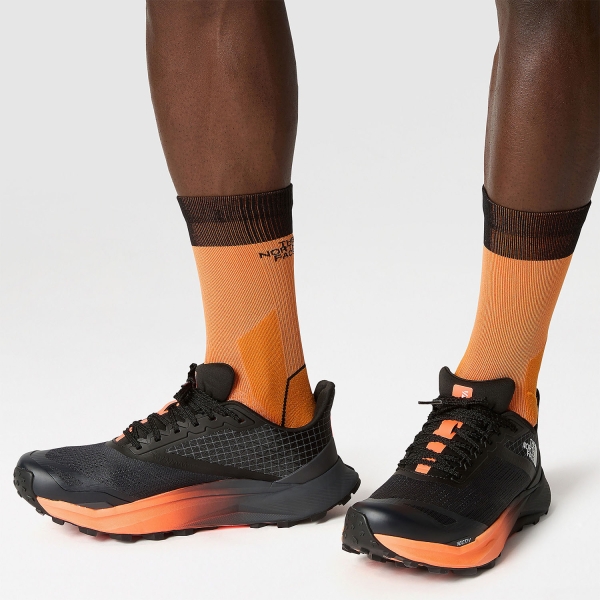 The North Face Crew Calcetines - Vivid Flame/Black