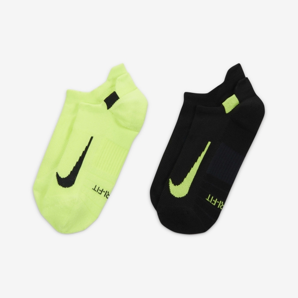 Nike Multiplier Logo x 2 Socks - Multicolor