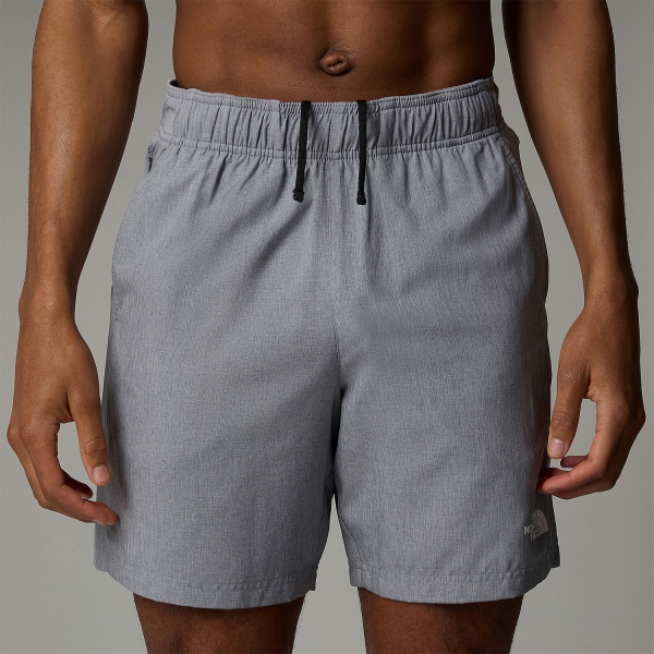 Pantalone cortos Running Hombre The North Face 24/7 7in Shorts  Mid Grey Heather/NPF NF0A3O1BARH