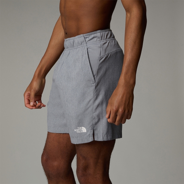 The North Face 24/7 7in Shorts - Mid Grey Heather/NPF