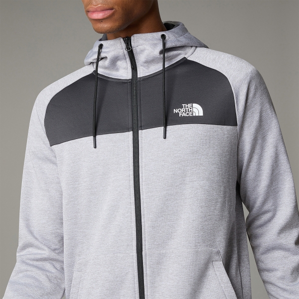 The North Face Reaxion Felpa - TNF Light Grey/Heather/Asphalt Grey