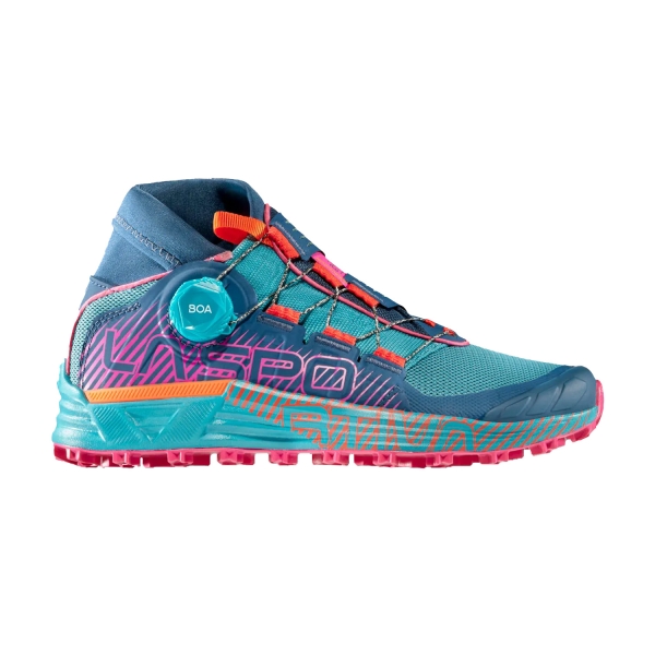 Scarpe Trail Running Donna La Sportiva Cyklon  Storm Blue/Cherry Tomato 46X639322