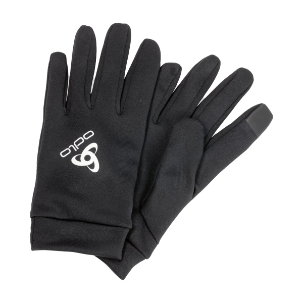 Running gloves Odlo Stretchfleece Liner Gloves  Black 76271015000