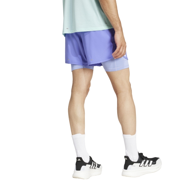 adidas OTR 2 in 1 5in Shorts - Semi Cobalt Blue