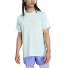 adidas OTR 3 Stripes Maglietta - Semi Flash Aqua