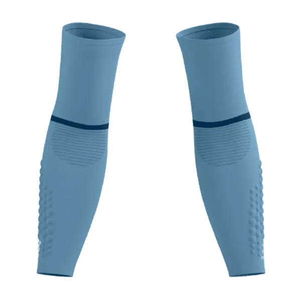 Compressport Armforce Ultralight Manicotti a Compressione - Denim/White Reflective