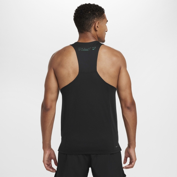 Nike Fast Kipchoge Tank - Black/Stadium Green/Reflective Silver