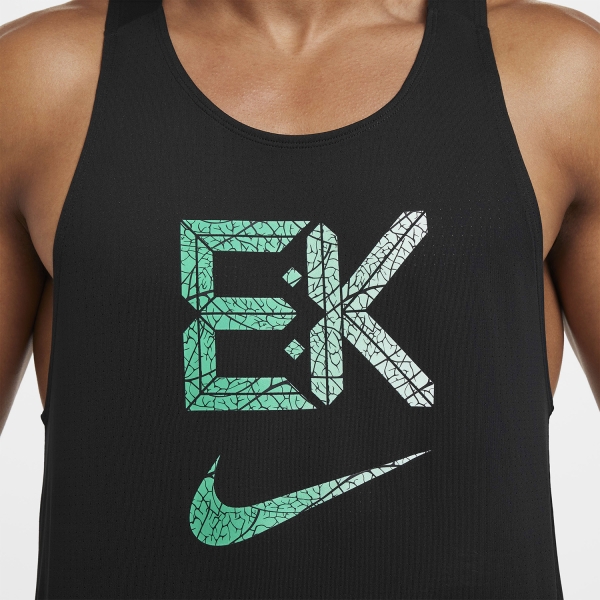 Nike Fast Kipchoge Tank - Black/Stadium Green/Reflective Silver